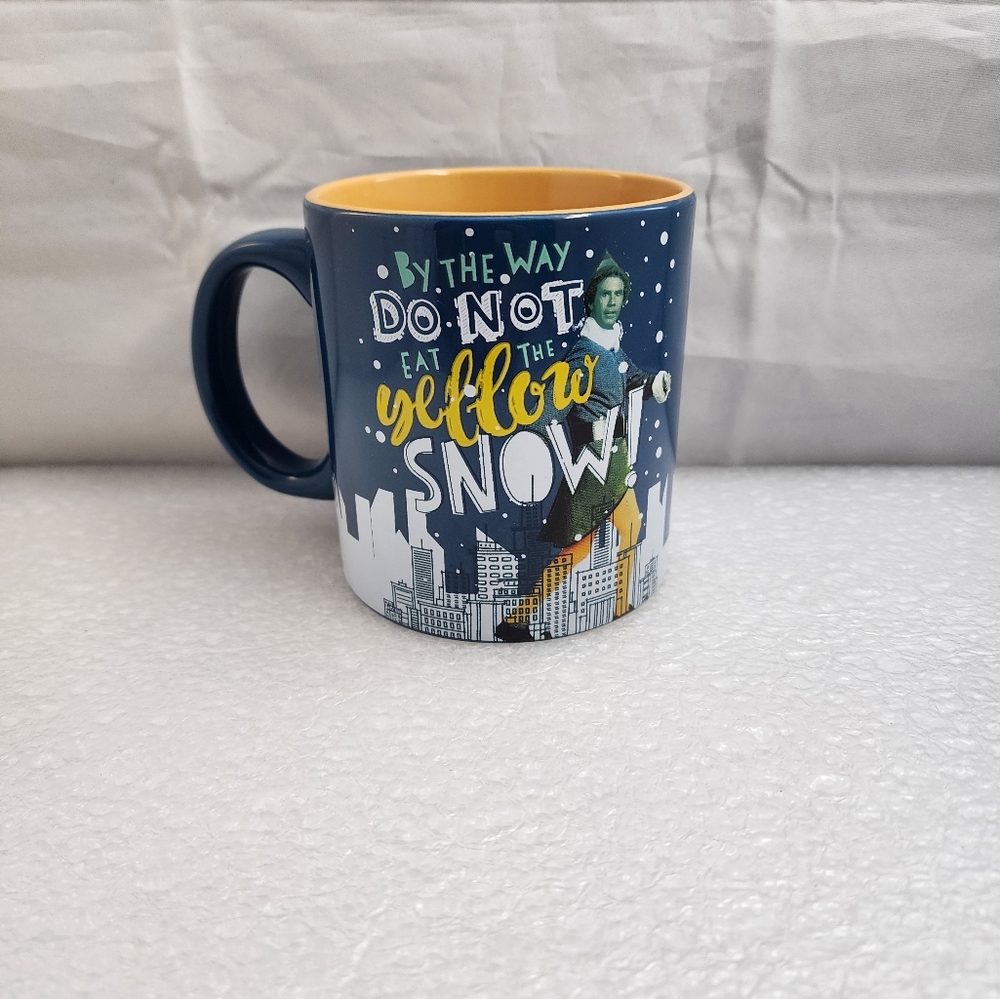 Elf Movie Don't Eat The Yellow Snow Christmas Holiday Mug Cup